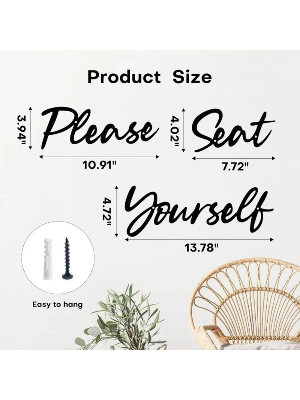 Rustic Metal Wall Sign for Bathroom & Living Room | Farmhouse Decor, Wall Art